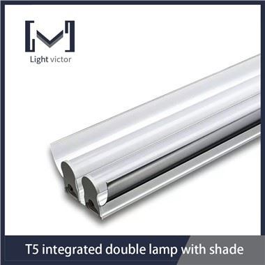LED T5 integrēta dubultcaurules gaisma ar atstarotāju